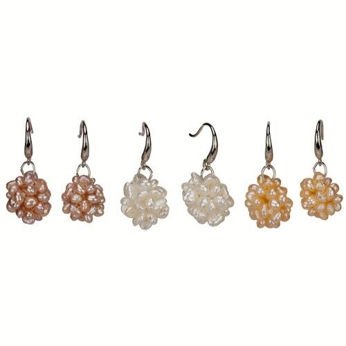 Ohrhänger Zuchtperlen, Mix