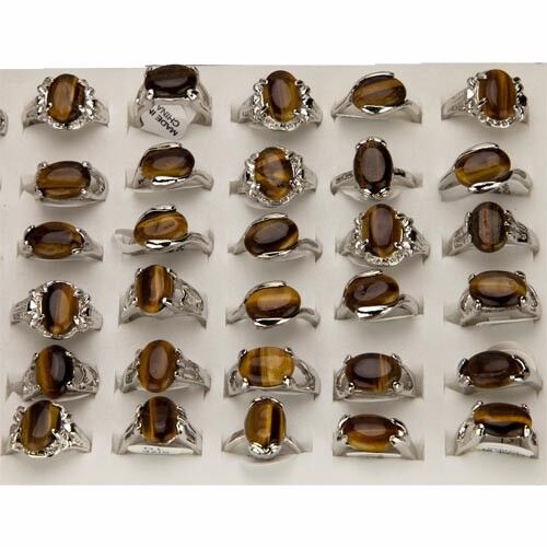 Sortiment Ringe Tigerauge