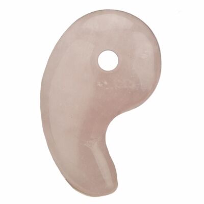 Colgante, 30 mm, cuarzo rosa - ¡solo quedan 8 piezas!