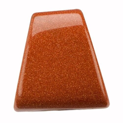 Anhänger Naturstein, 35mm, Goldfluss