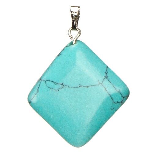 Anhänger Caro, 20mm, synth. Türkis