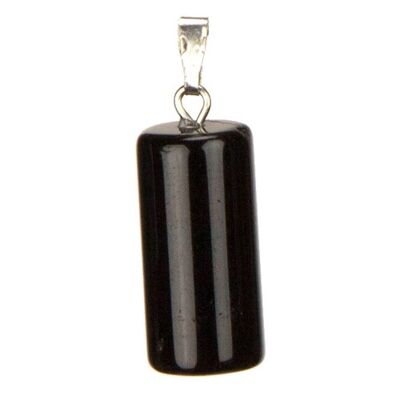 Cilindro pendente, Agata nera
