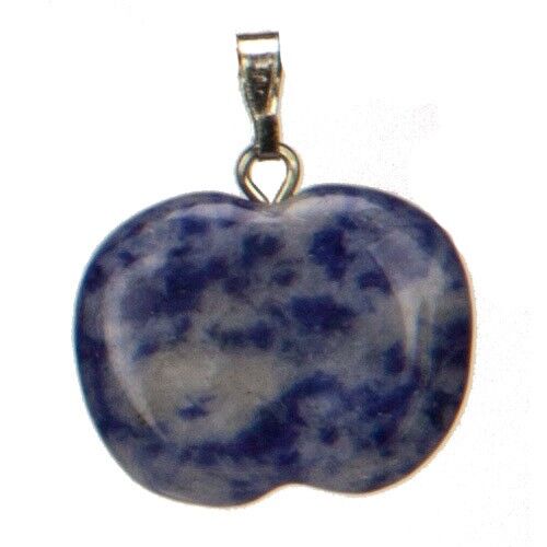 Anhänger Apfel, Weißer Sodalith