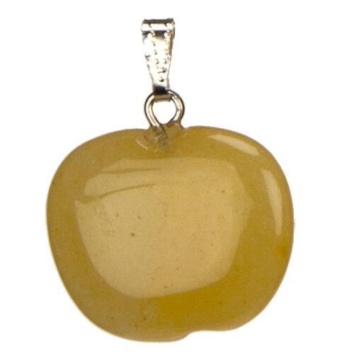 Colgante de manzana y jade amarillo