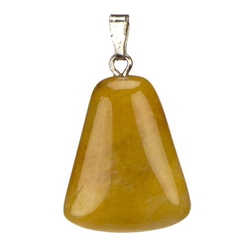 Pendentif Trapèze, Jade Jaune