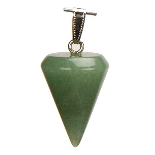 Péndulo colgante redondo, 30 mm, Aventurina verde