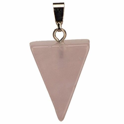 Ciondolo Triangolo, Quarzo Rosa