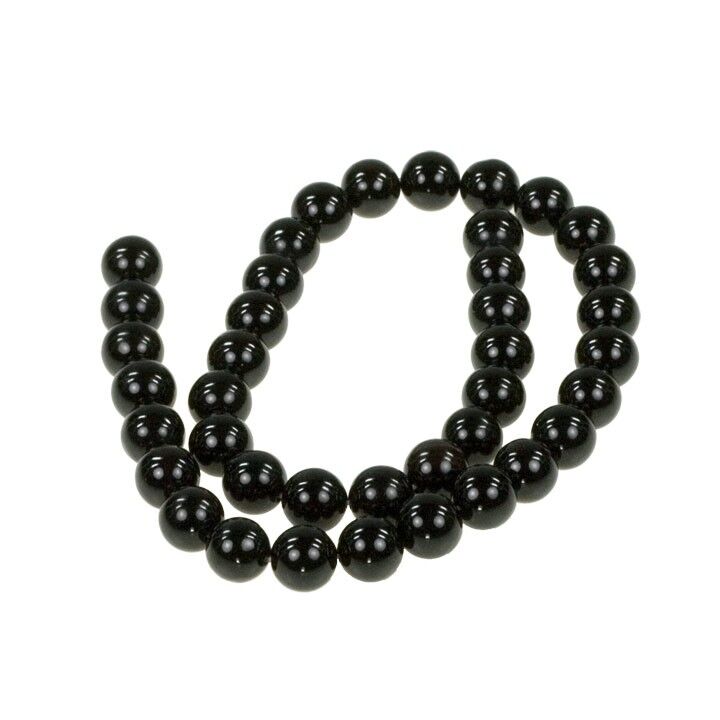 Strand Onice Nero, Pallina, 10mm
