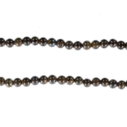 Strang Bronzit, Kugel, 8mm