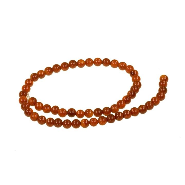 Strang Karneol, 12mm