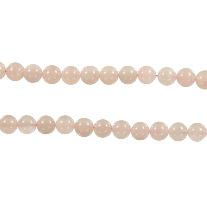filo di quarzo rosa, palla, 14mm