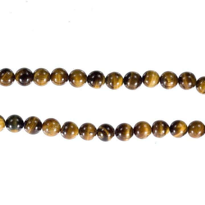 filo occhio di tigre, palla, 12mm