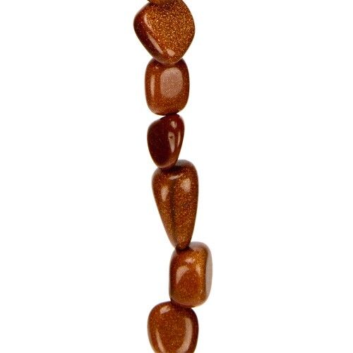 Strang Goldfluss, Nugget, 10-20mm