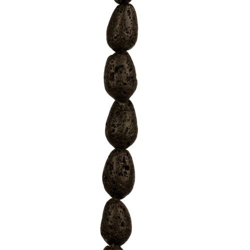 Strang Lava, 16x10mm, Tropfen