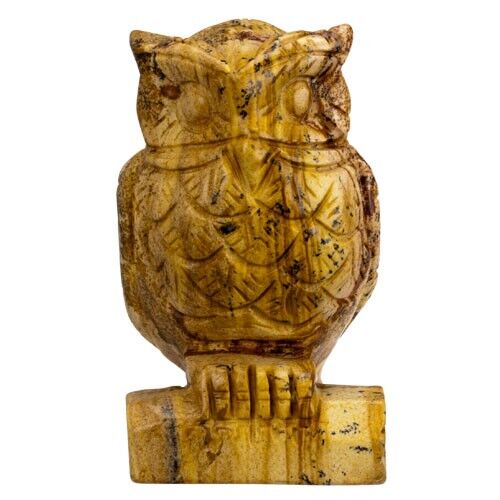 Gufo inciso, 103mm, Picture Jasper