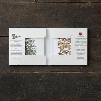 Porte-cartes carré - Christmas hygge 8 cartes avec enveloppes 3