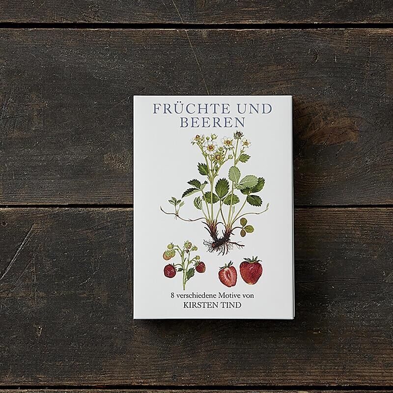 OBST UND BEEREN - 8 KARTEN (DEUTSCH)