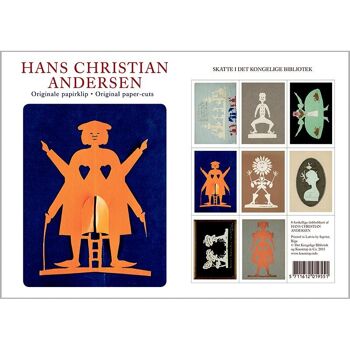 Papier découpé original Hc andersen - 8 cartes avec 8 enveloppes - Fabriqué en Europe 3