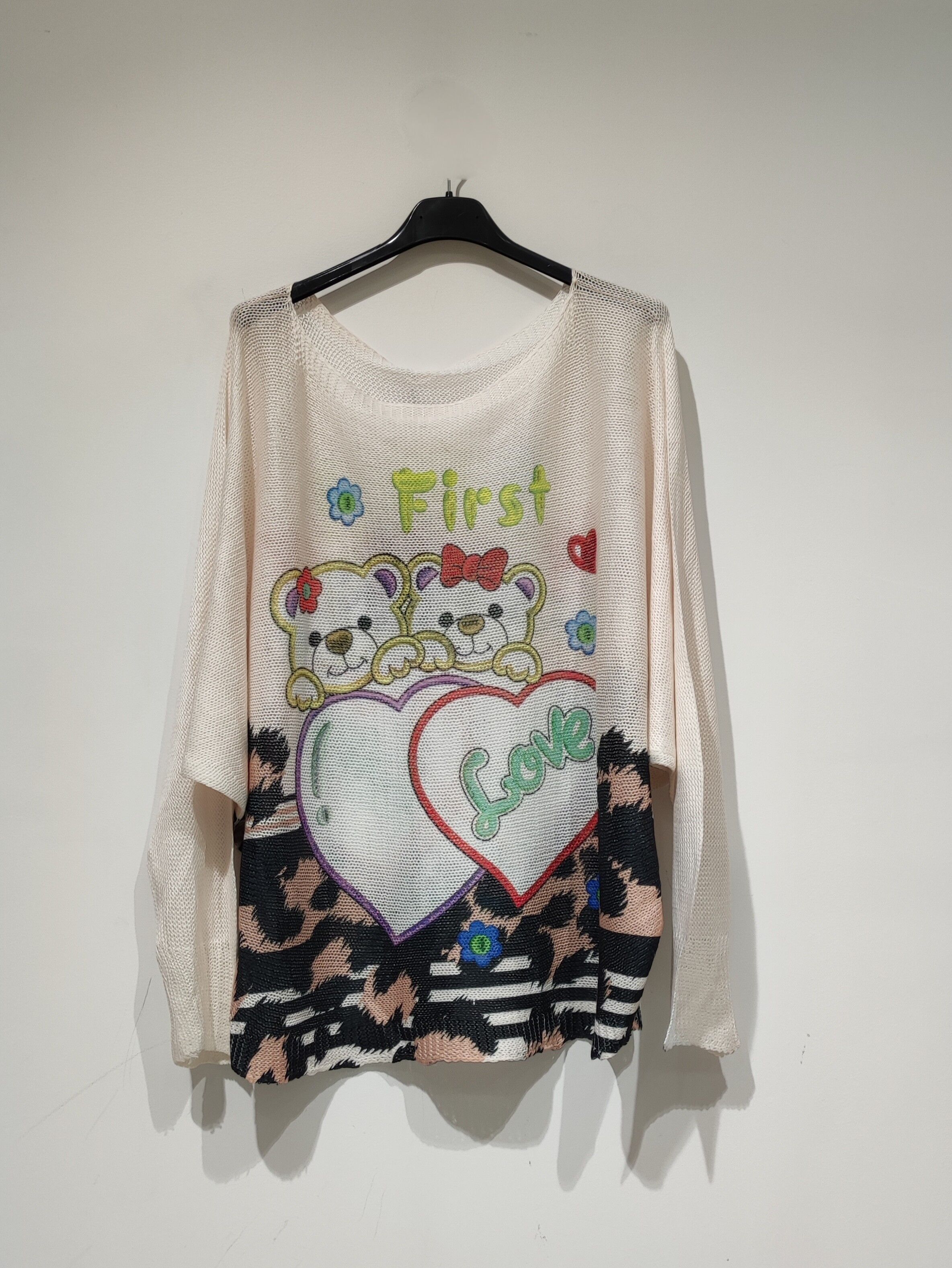 PESS PRINT PE25 Primer amor - escote barco