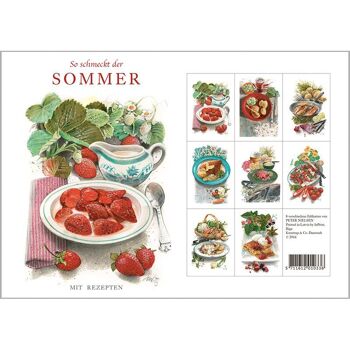 SO SCHMECKT DER SOMMER - 8 CARTES (ALLEMAND) 2