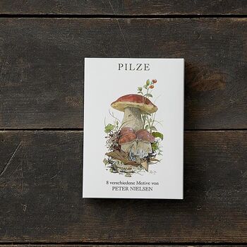 Pilze - 8 cartes (allemand) Cartes postales 1