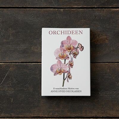 ORCHIDEEN - 8 KARTEN (DEUTSCH)