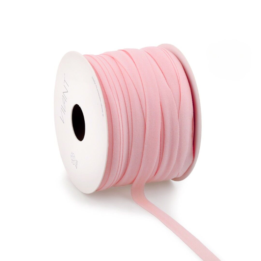 Ribbon – Light Pink – Coral – 50m x 10mm – Elastic