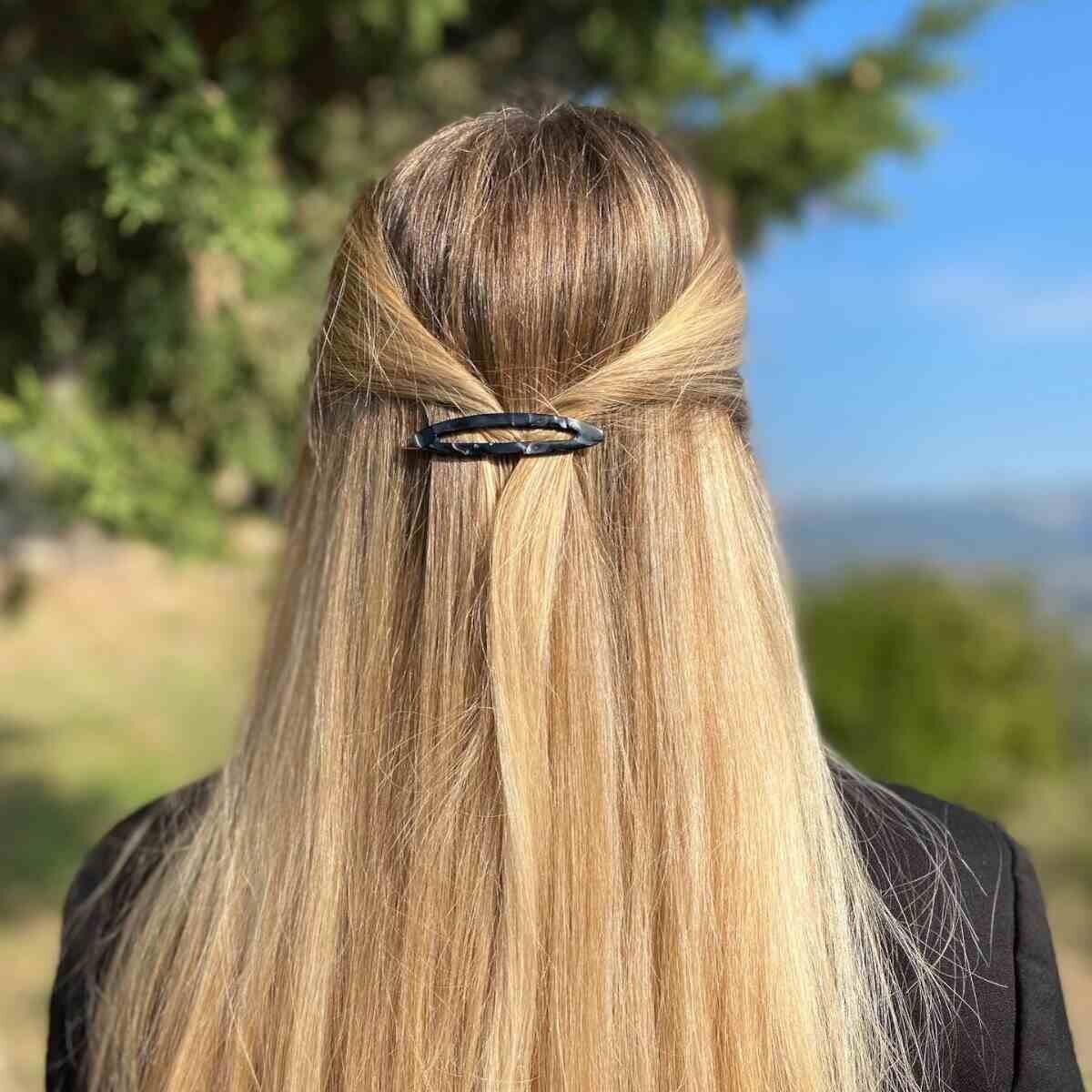 Fermaglio per capelli Laurence - Fatto a mano in Francia in acetato di cellulosa