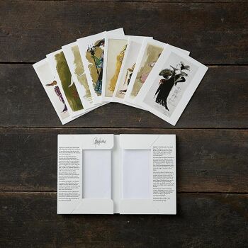 Costumes de théâtre - 8 cartes doubles avec enveloppes - Bjørn Wiinblad 3