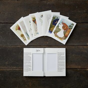 Portraits Wiinblad - 8 cartes avec enveloppes - Fabriqué en Europe 3