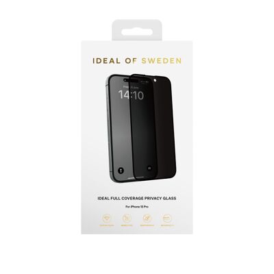 Cristal de privacidad de cobertura total IDEAL para iPhone 15 PLUS