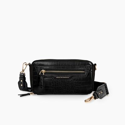 Bobbi Camera Bag Black Croco
