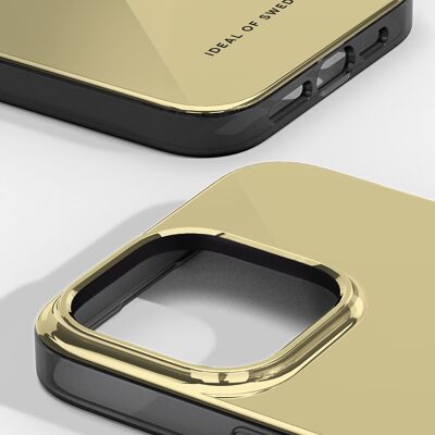 Coque miroir iPhone 15PR Mirror Gold