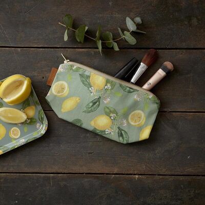 Cosmetic bag - lemon