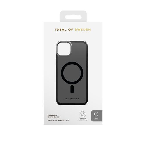 Clear Case MagSafe iPhone 15PL Tinted Black