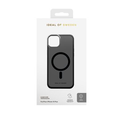 Custodia trasparente MagSafe iPhone 15PL Tinted Black