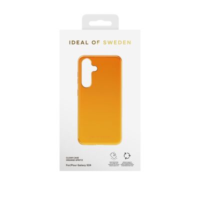 Custodia trasparente Galaxy S24/S25 Orange Spritz