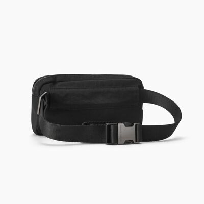 Sac banane surélevé noir