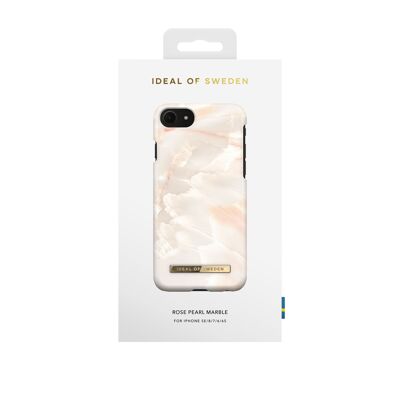 Printed Case iPhone 8/7/6/6S/SE Rose Pearl Marble