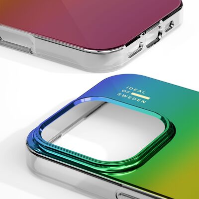 Coque miroir iPhone 16PR arc-en-ciel