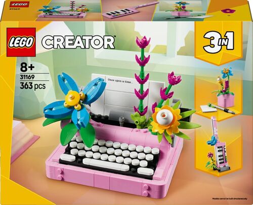 LEGO 31169 - Machine à Ecrire Et Fleurs Creator
