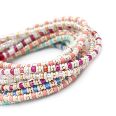 Bracciale in perline di vetro Miyuki "MAKE A WISH"