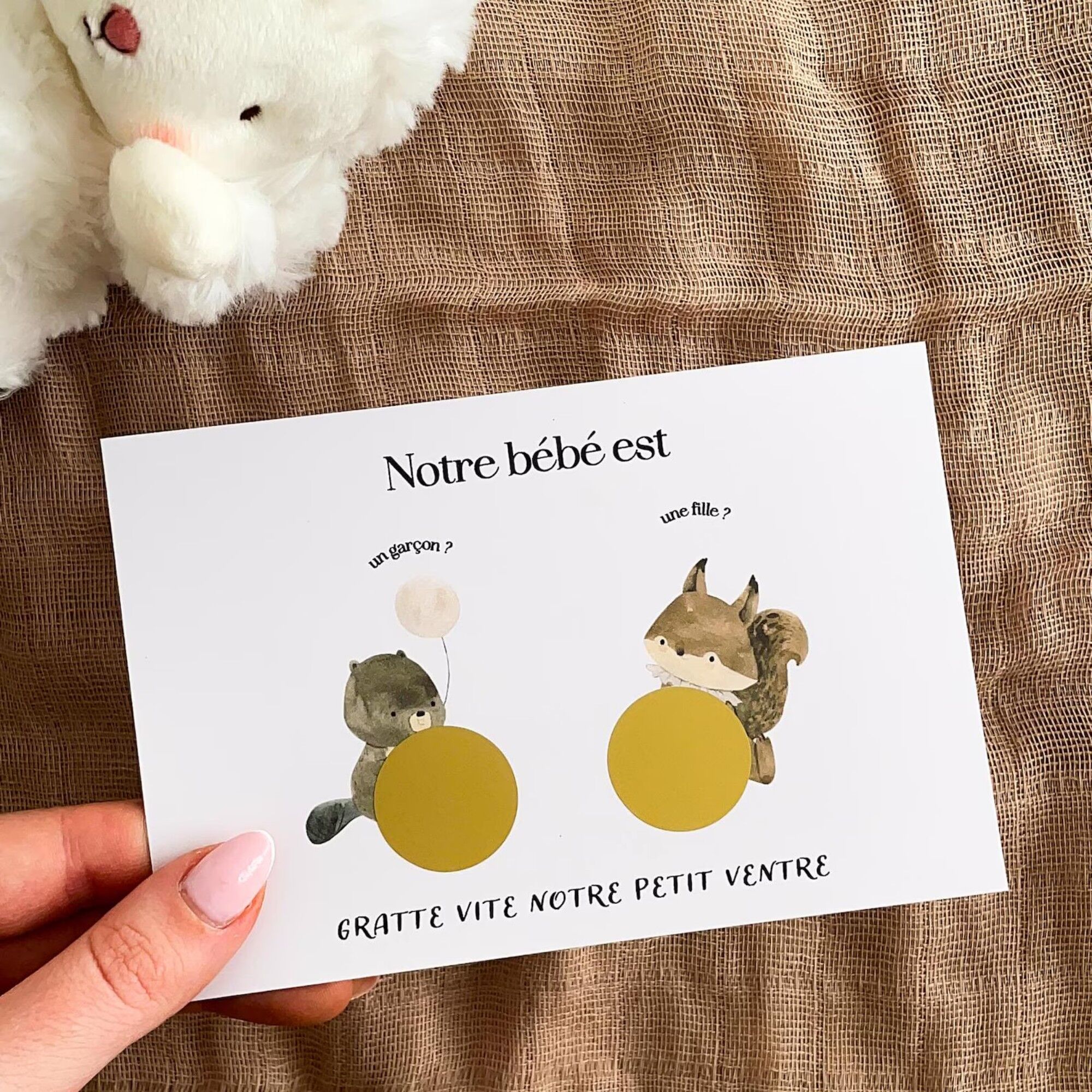 Gender Reveal - Gratta e Vinci - Annuncio del sesso del bambino