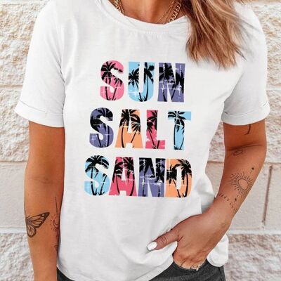 Camiseta estampada mujer - T906