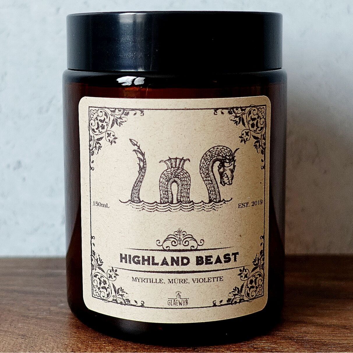 Highland Beast • Brombeere & Blaubeere - Apothekerkerze