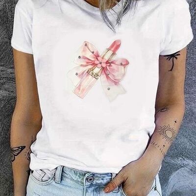 Women's printed T-shirt - 58001-4