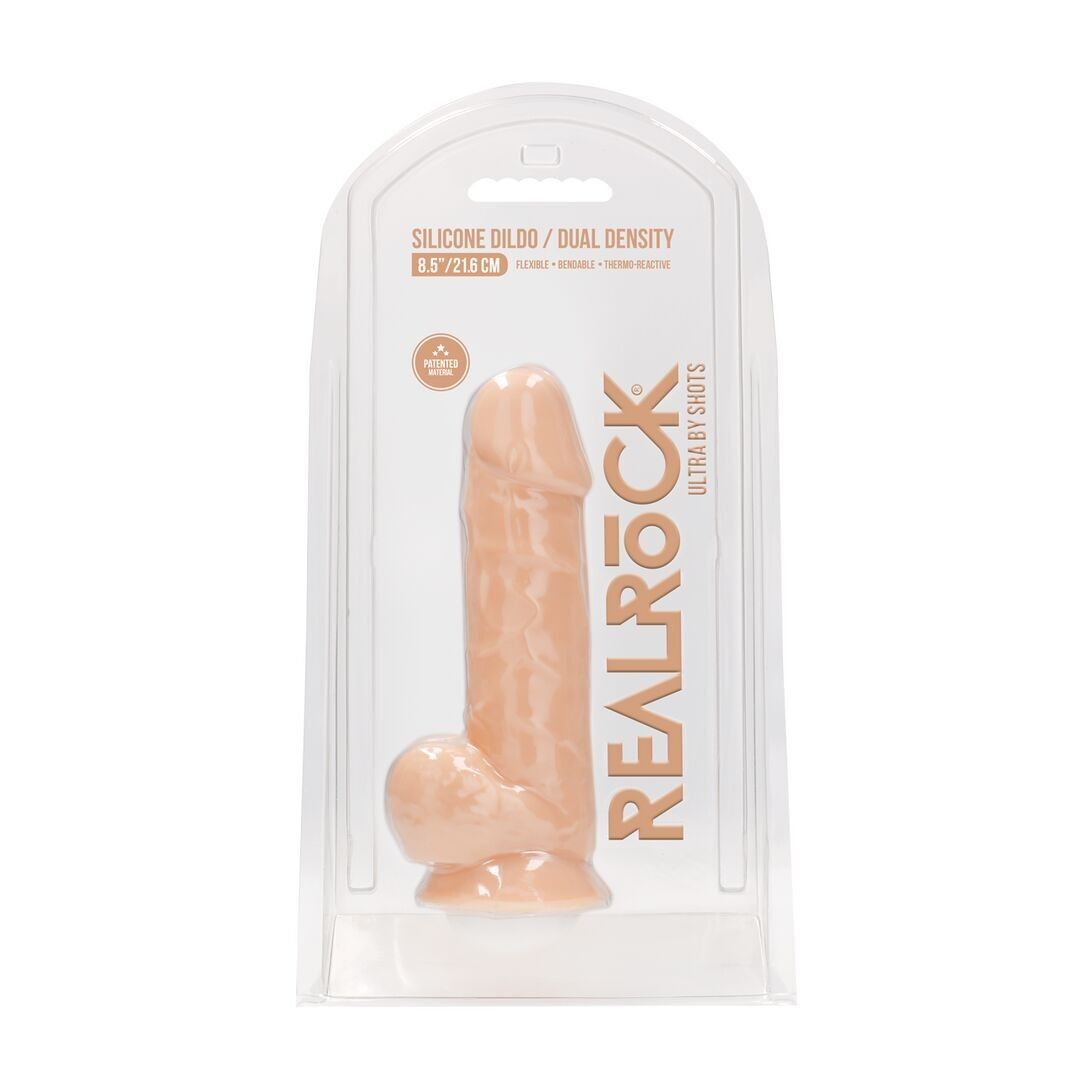 Silikon Dildo mit Hoden - 9 / 21,6 cm