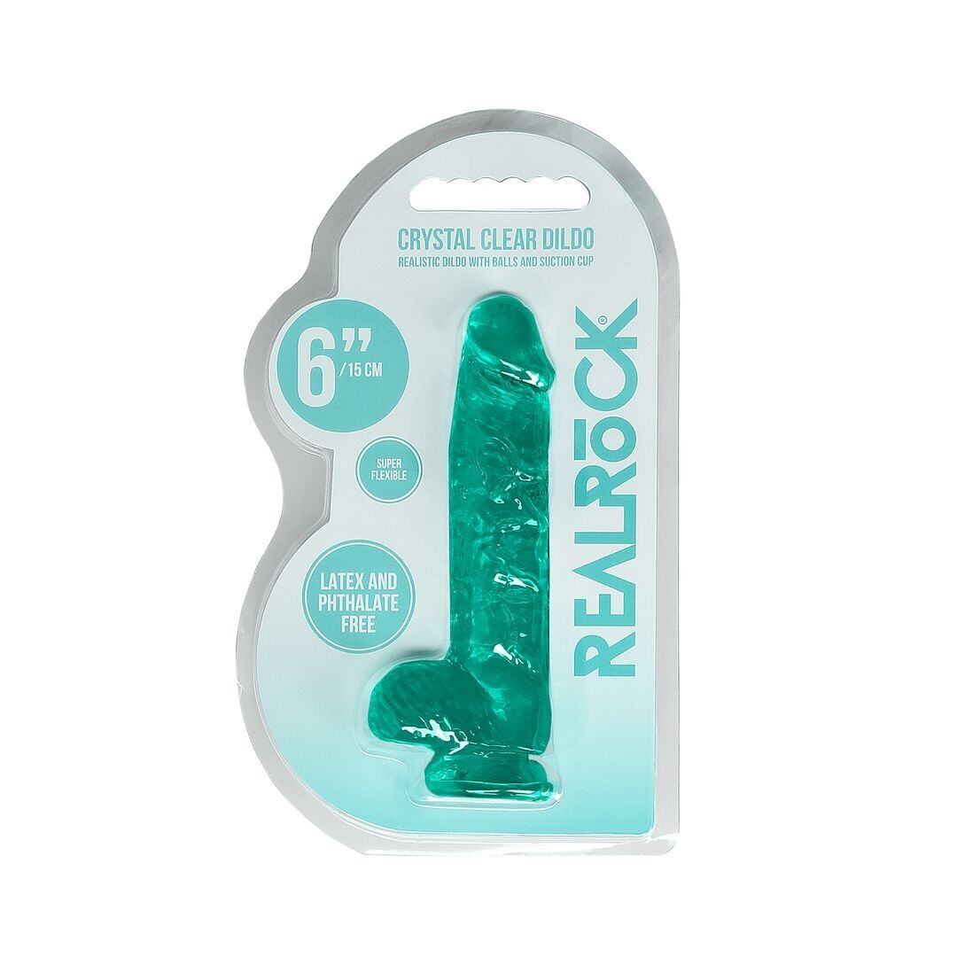 Dildo realistico con palline - 6 / 15 cm