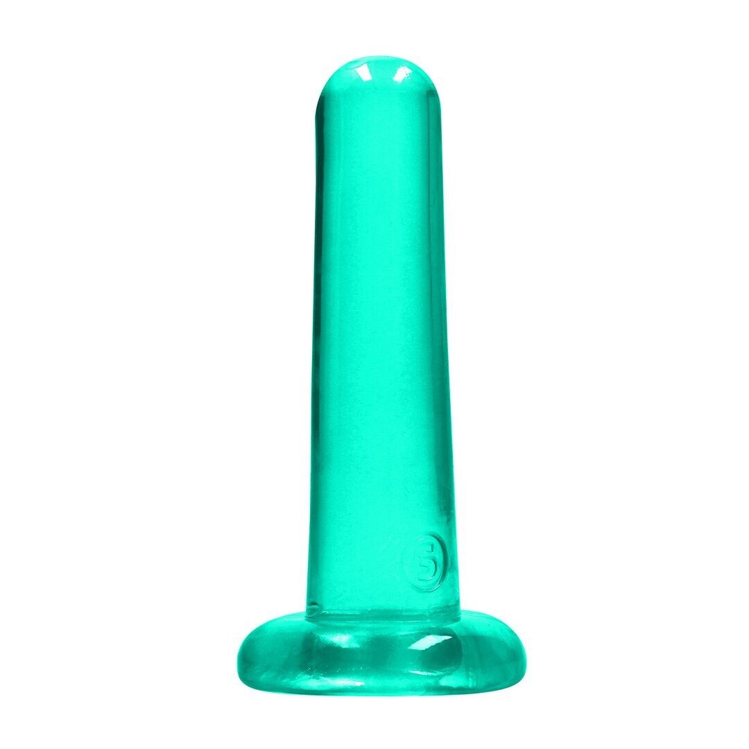 RealRock von Shots – Unrealistischer Dildo mit Saugnapf – 5/13,5 cm – Türkis