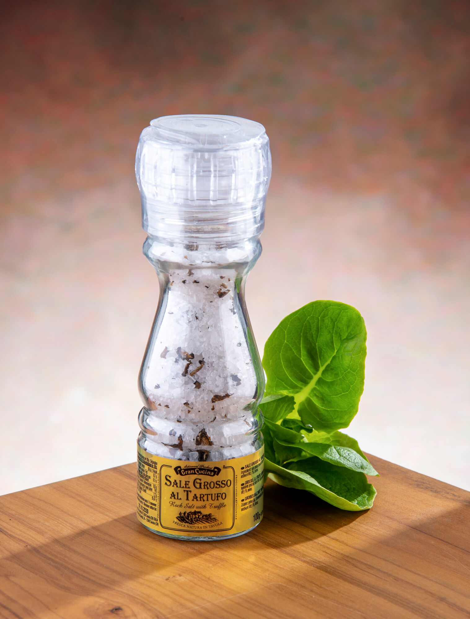 Coarse Truffle Salt with Grinder 100g